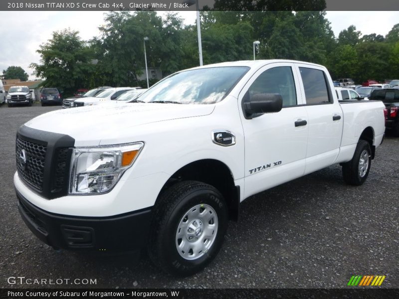 Glacier White / Black 2018 Nissan TITAN XD S Crew Cab 4x4