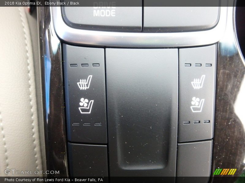 Ebony Black / Black 2018 Kia Optima EX