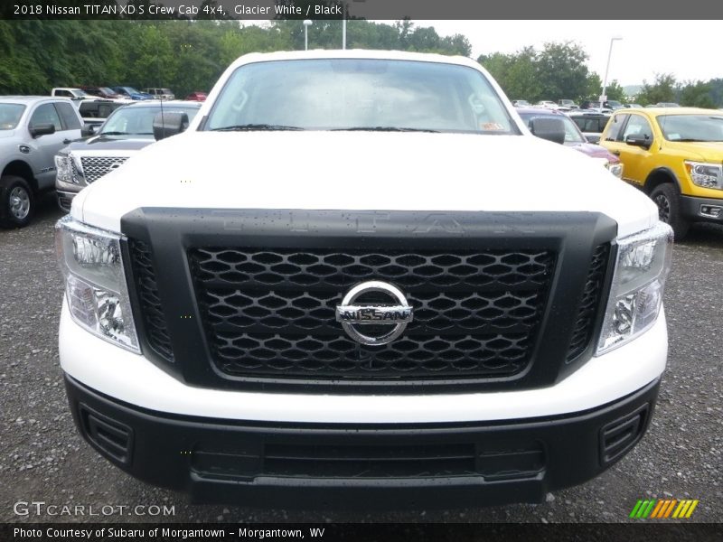 Glacier White / Black 2018 Nissan TITAN XD S Crew Cab 4x4