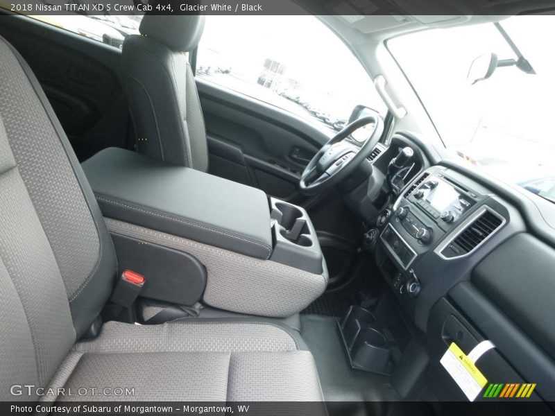 Glacier White / Black 2018 Nissan TITAN XD S Crew Cab 4x4