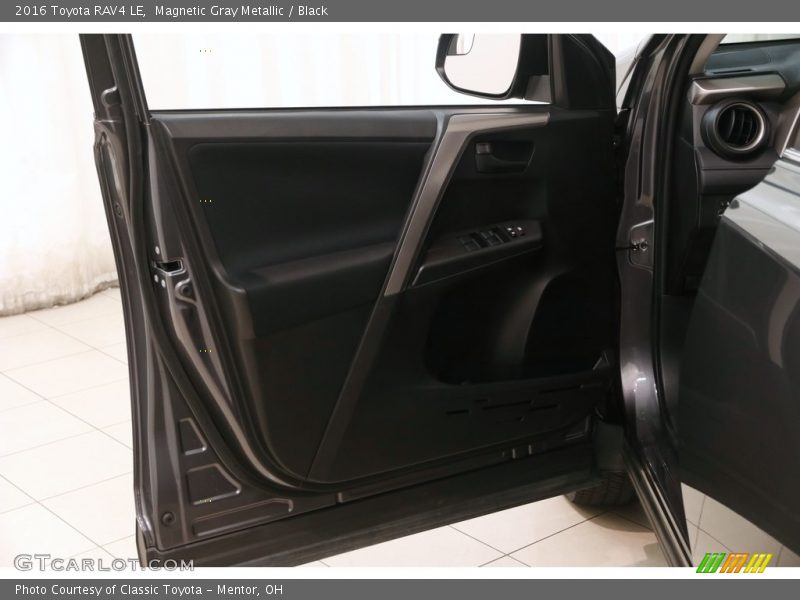 Magnetic Gray Metallic / Black 2016 Toyota RAV4 LE