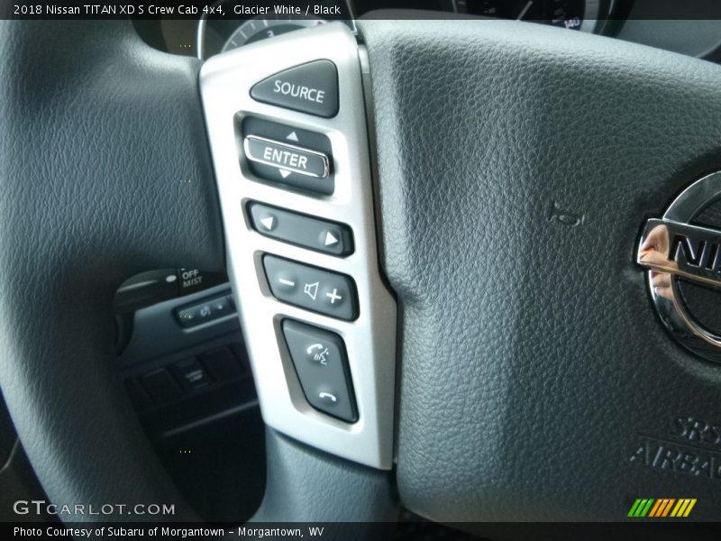 Glacier White / Black 2018 Nissan TITAN XD S Crew Cab 4x4