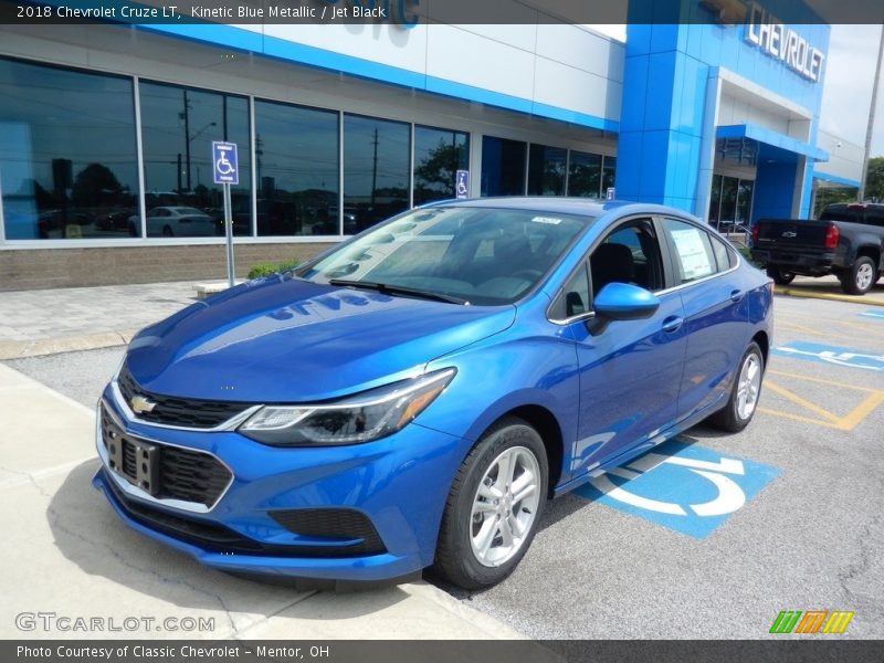 Kinetic Blue Metallic / Jet Black 2018 Chevrolet Cruze LT