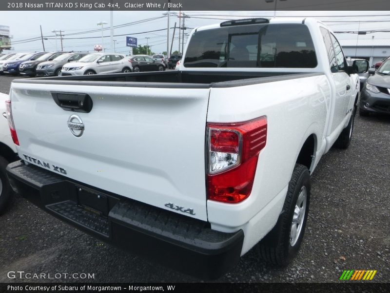 Glacier White / Black 2018 Nissan TITAN XD S King Cab 4x4
