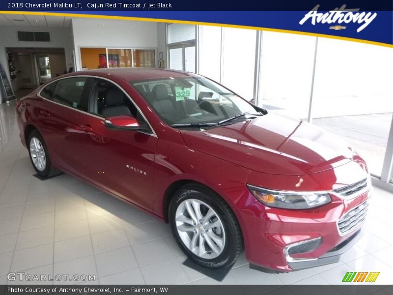 Cajun Red Tintcoat / Jet Black 2018 Chevrolet Malibu LT