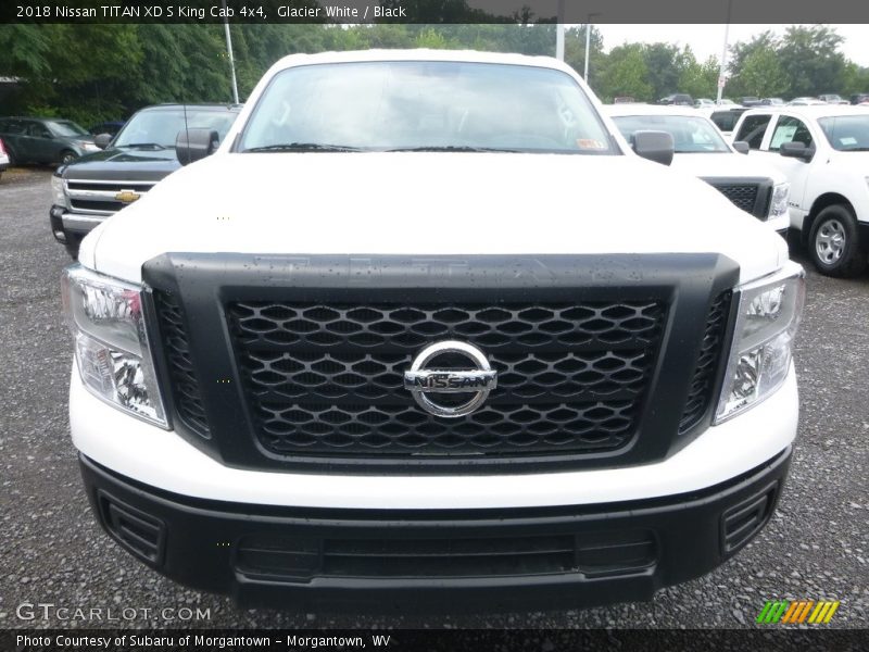 Glacier White / Black 2018 Nissan TITAN XD S King Cab 4x4