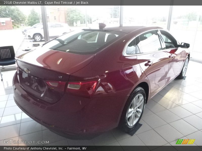 Cajun Red Tintcoat / Jet Black 2018 Chevrolet Malibu LT