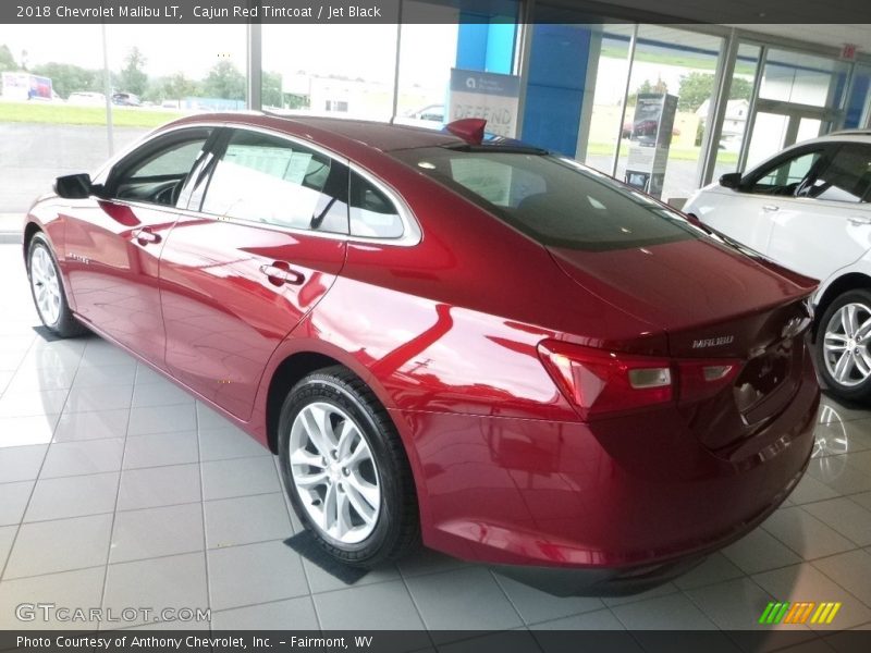 Cajun Red Tintcoat / Jet Black 2018 Chevrolet Malibu LT