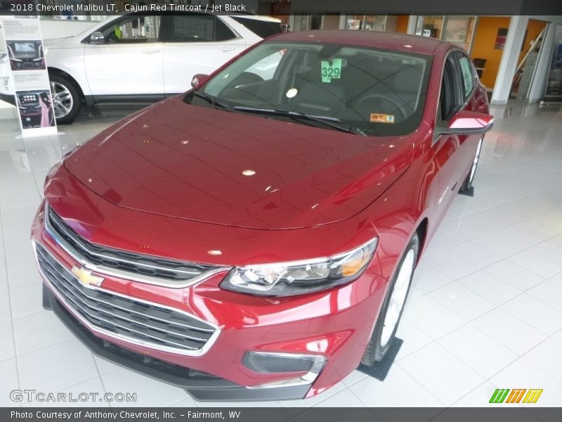 Cajun Red Tintcoat / Jet Black 2018 Chevrolet Malibu LT