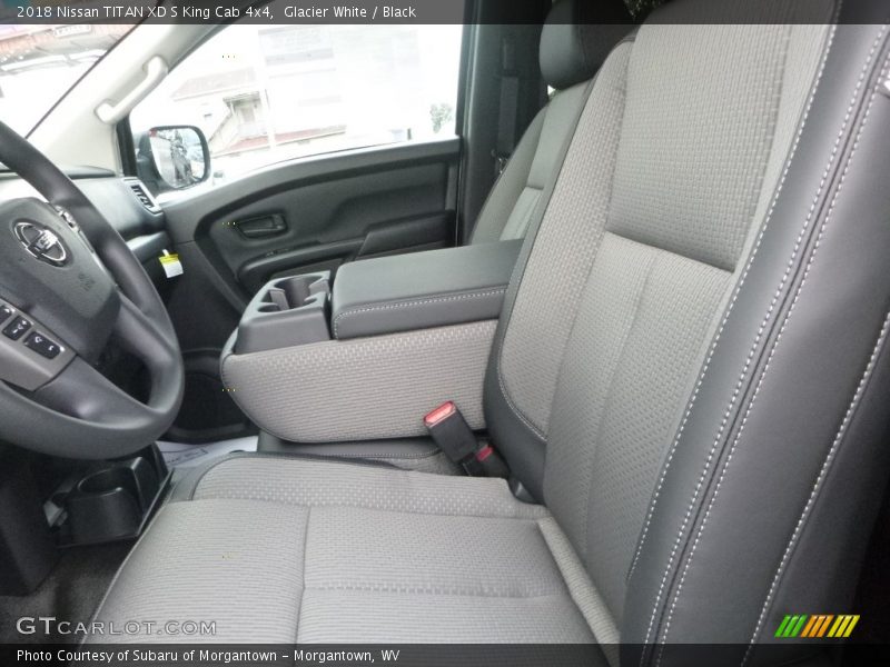 Glacier White / Black 2018 Nissan TITAN XD S King Cab 4x4