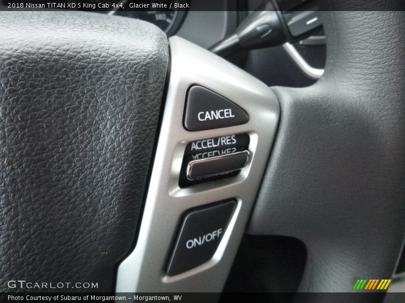 Glacier White / Black 2018 Nissan TITAN XD S King Cab 4x4