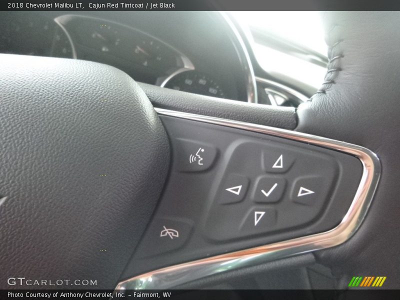 Cajun Red Tintcoat / Jet Black 2018 Chevrolet Malibu LT