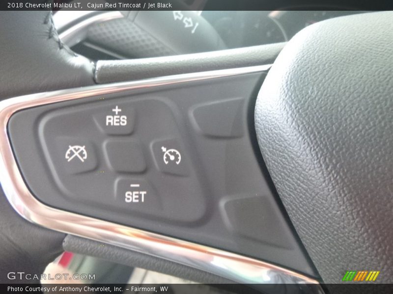 Cajun Red Tintcoat / Jet Black 2018 Chevrolet Malibu LT