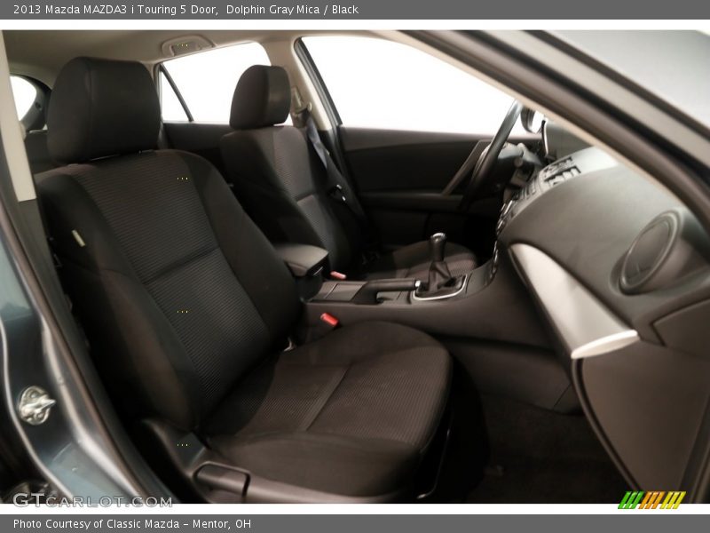 Dolphin Gray Mica / Black 2013 Mazda MAZDA3 i Touring 5 Door