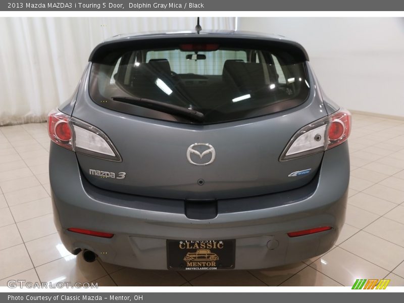 Dolphin Gray Mica / Black 2013 Mazda MAZDA3 i Touring 5 Door