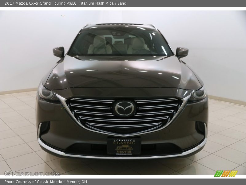 Titanium Flash Mica / Sand 2017 Mazda CX-9 Grand Touring AWD