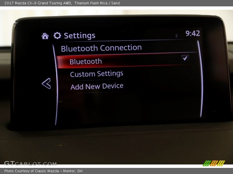 Titanium Flash Mica / Sand 2017 Mazda CX-9 Grand Touring AWD