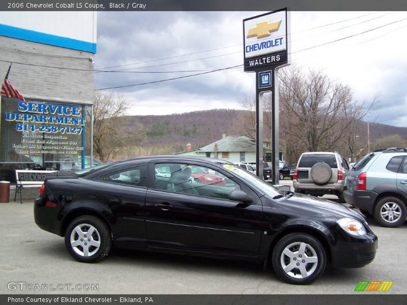 Black / Gray 2006 Chevrolet Cobalt LS Coupe