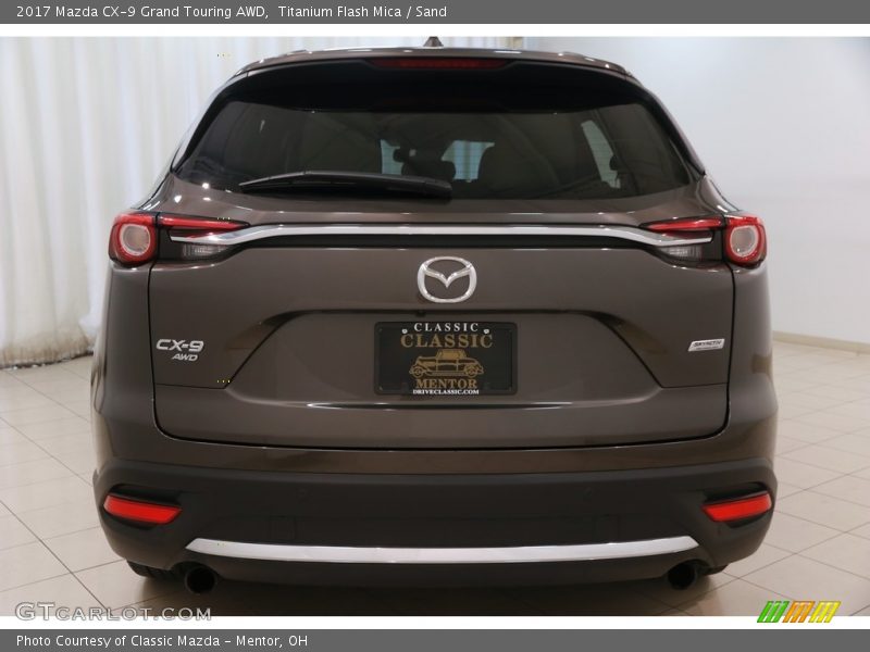 Titanium Flash Mica / Sand 2017 Mazda CX-9 Grand Touring AWD