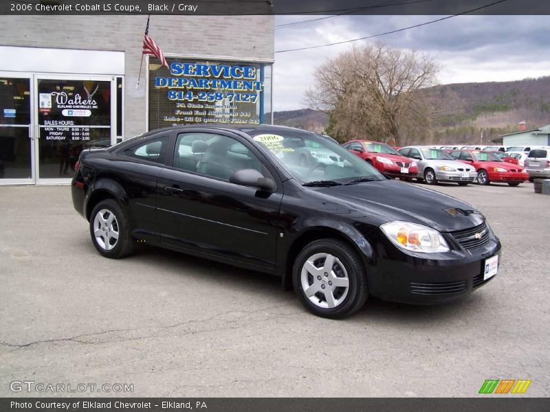 Black / Gray 2006 Chevrolet Cobalt LS Coupe