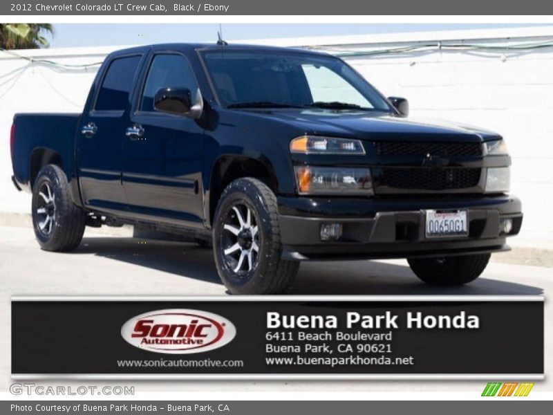 Black / Ebony 2012 Chevrolet Colorado LT Crew Cab