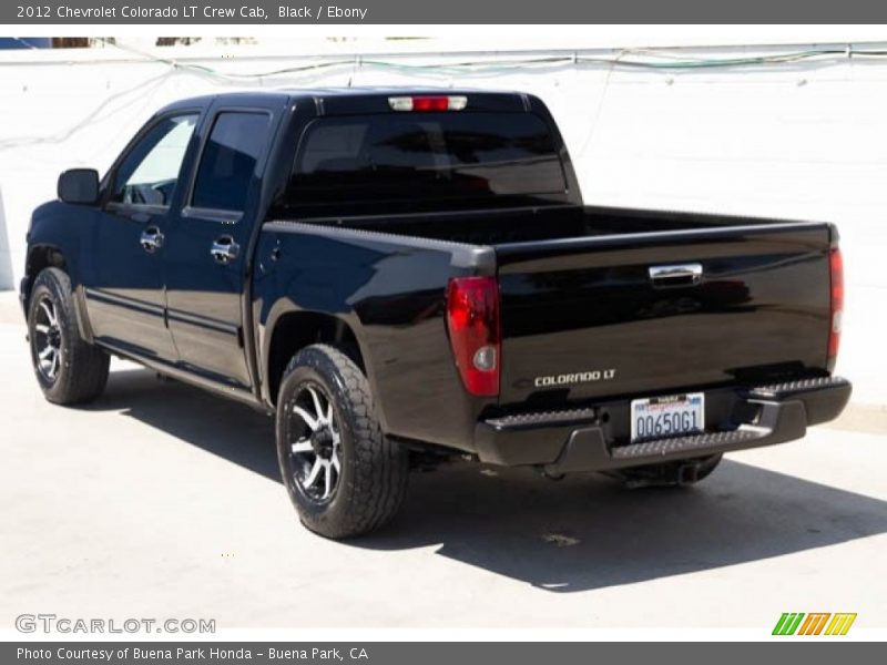 Black / Ebony 2012 Chevrolet Colorado LT Crew Cab