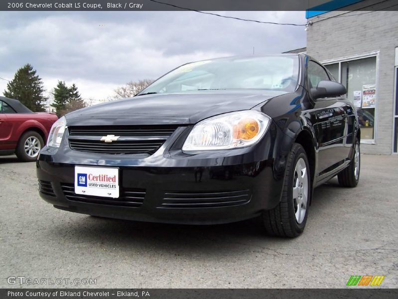 Black / Gray 2006 Chevrolet Cobalt LS Coupe