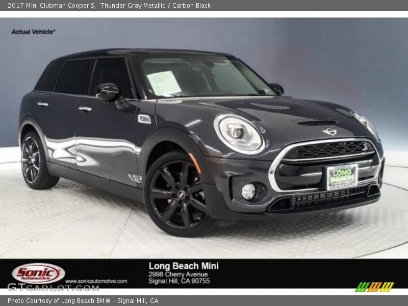 Thunder Gray Metallic / Carbon Black 2017 Mini Clubman Cooper S