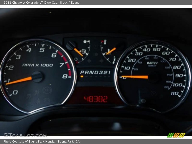 Black / Ebony 2012 Chevrolet Colorado LT Crew Cab