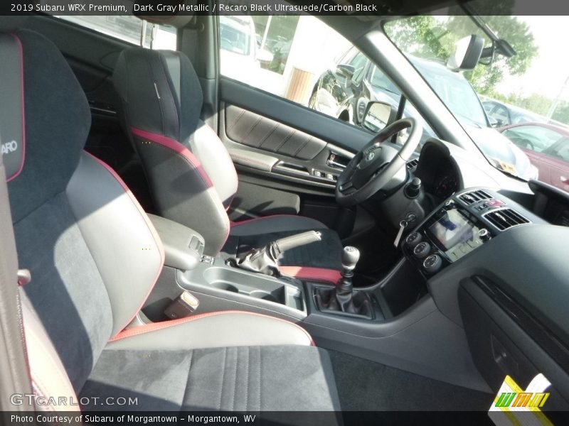 Front Seat of 2019 WRX Premium