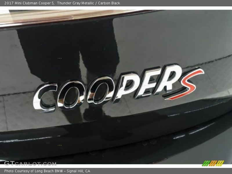Thunder Gray Metallic / Carbon Black 2017 Mini Clubman Cooper S