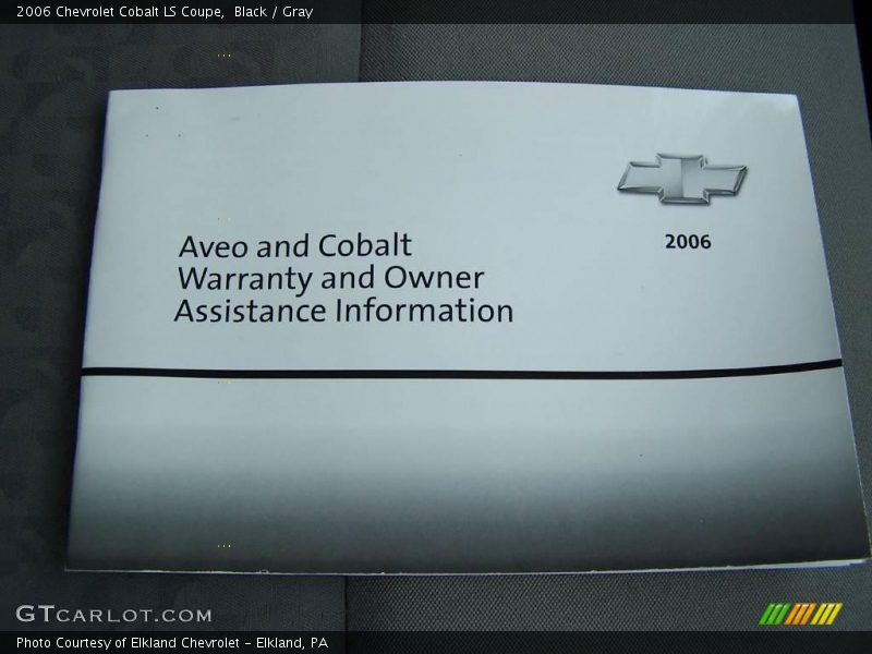 Black / Gray 2006 Chevrolet Cobalt LS Coupe
