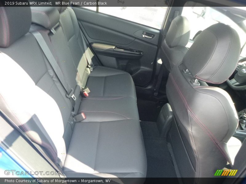 Rear Seat of 2019 WRX Limited