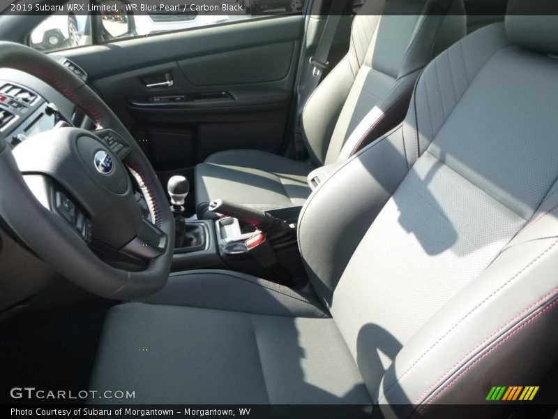  2019 WRX Limited Carbon Black Interior