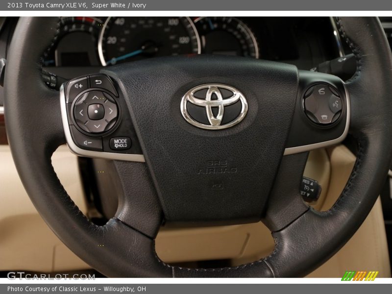 Super White / Ivory 2013 Toyota Camry XLE V6