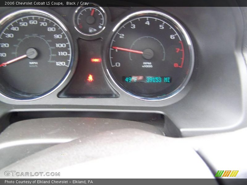 Black / Gray 2006 Chevrolet Cobalt LS Coupe