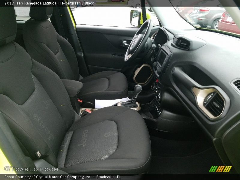 Hypergreen / Black 2017 Jeep Renegade Latitude