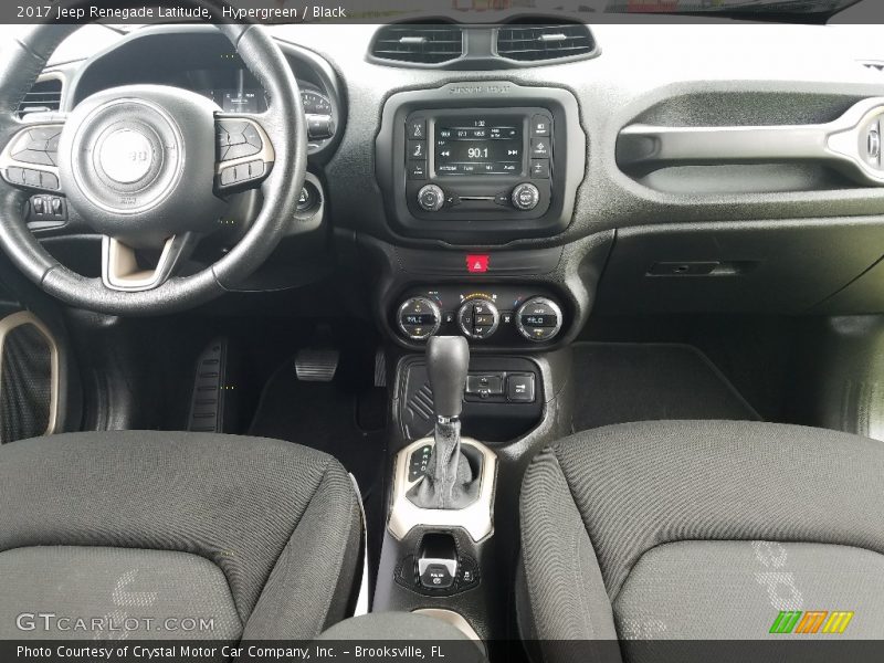 Hypergreen / Black 2017 Jeep Renegade Latitude