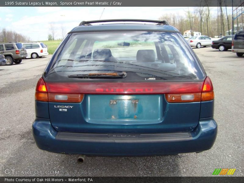 Spruce Green Pearl Metallic / Gray 1995 Subaru Legacy L Wagon