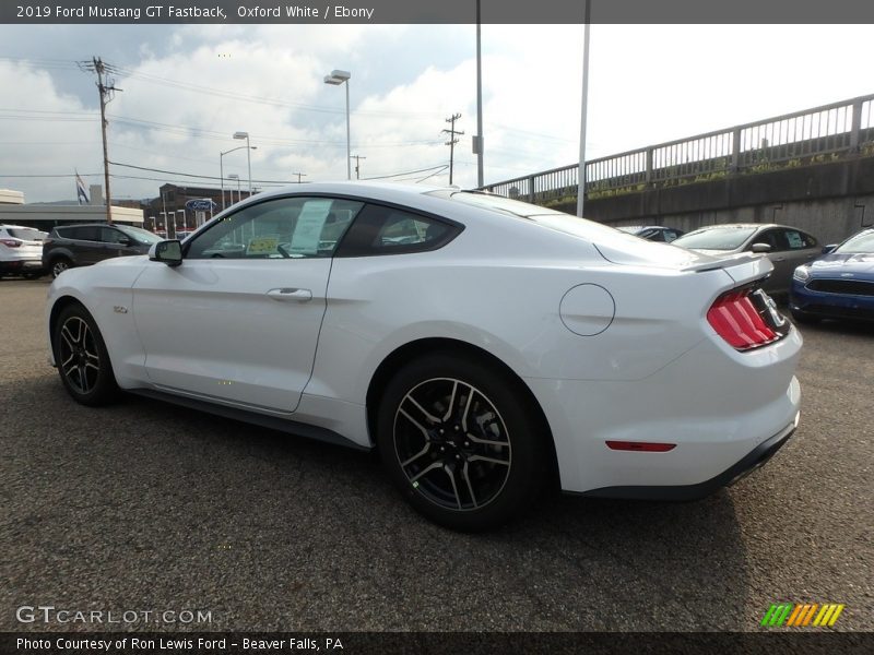 Oxford White / Ebony 2019 Ford Mustang GT Fastback