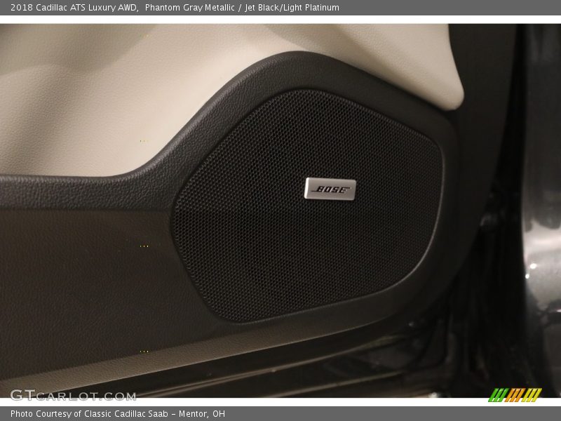 Phantom Gray Metallic / Jet Black/Light Platinum 2018 Cadillac ATS Luxury AWD