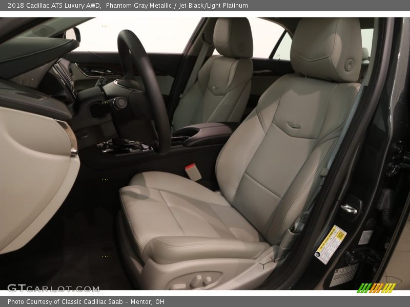 Phantom Gray Metallic / Jet Black/Light Platinum 2018 Cadillac ATS Luxury AWD