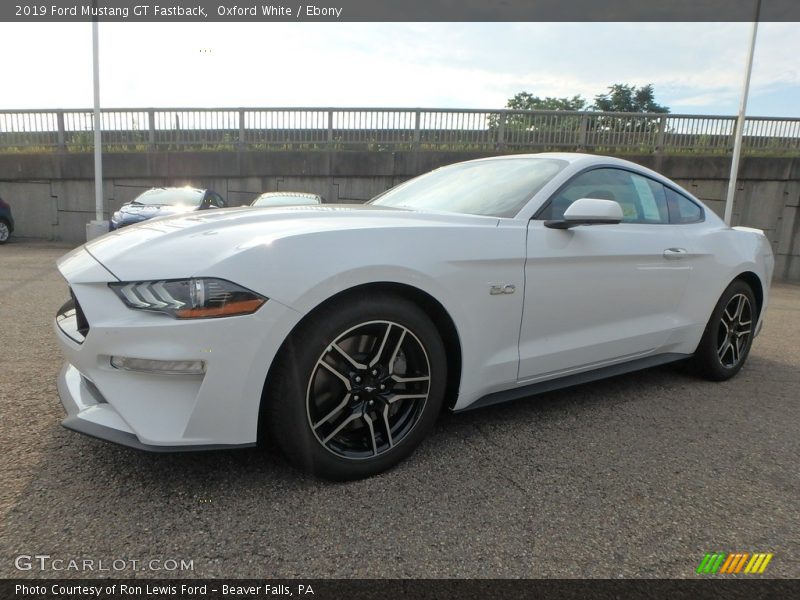 Front 3/4 View of 2019 Mustang GT Fastback