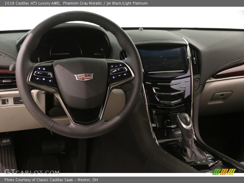Phantom Gray Metallic / Jet Black/Light Platinum 2018 Cadillac ATS Luxury AWD