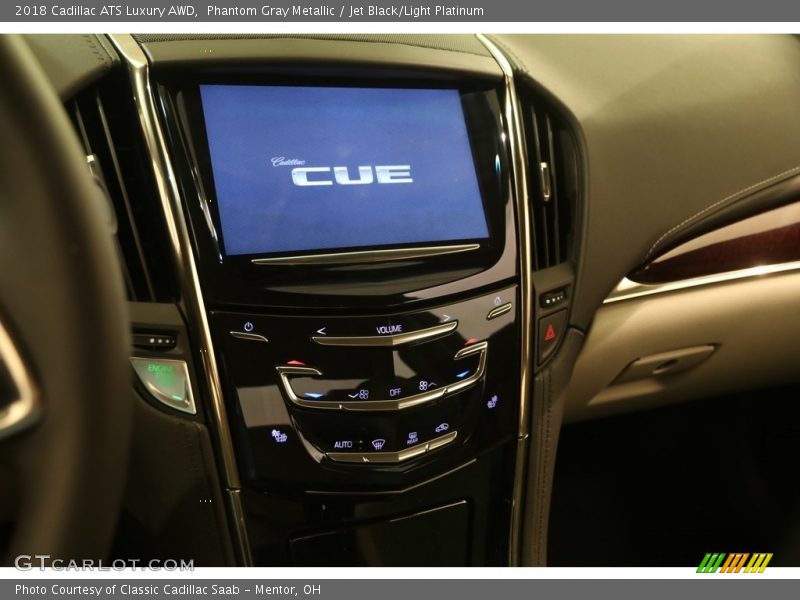 Phantom Gray Metallic / Jet Black/Light Platinum 2018 Cadillac ATS Luxury AWD