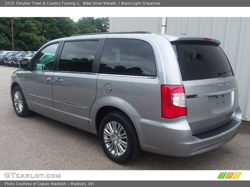 Billet Silver Metallic / Black/Light Graystone 2015 Chrysler Town & Country Touring-L
