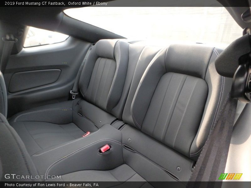 Rear Seat of 2019 Mustang GT Fastback