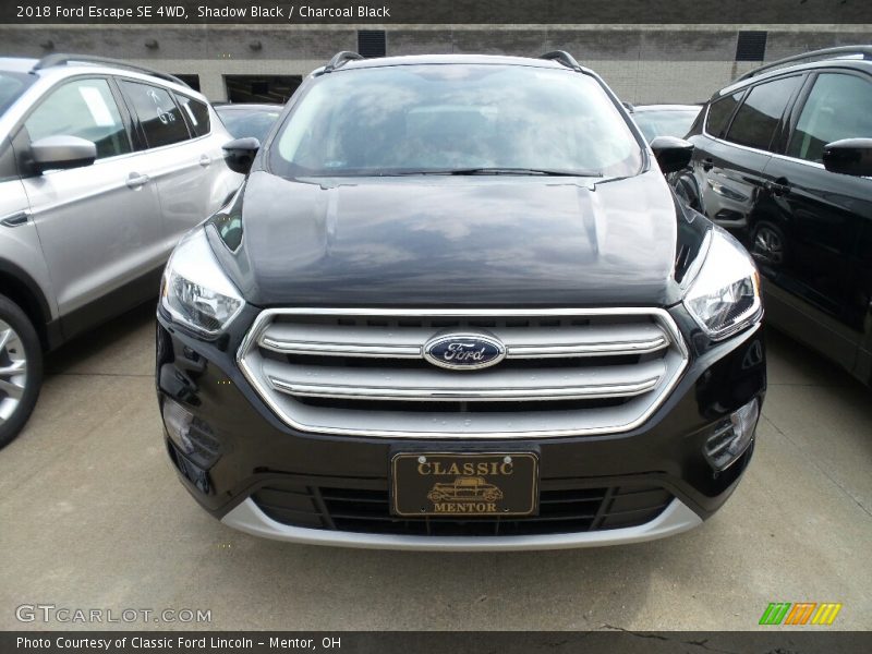 Shadow Black / Charcoal Black 2018 Ford Escape SE 4WD