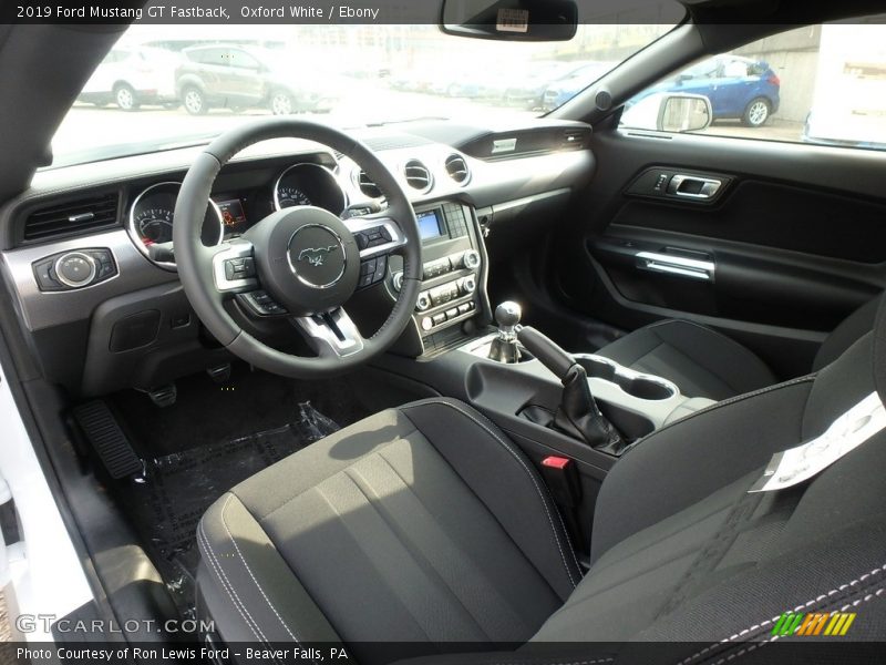  2019 Mustang GT Fastback Ebony Interior