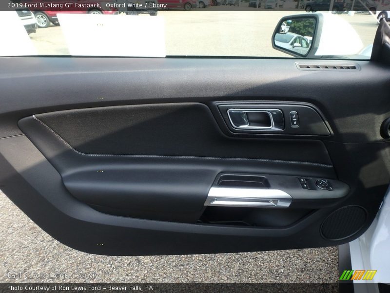 Door Panel of 2019 Mustang GT Fastback